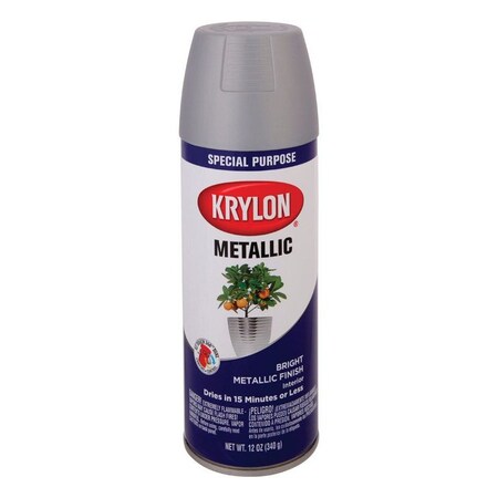 Short Cuts Krylon Metallic Chrome Aluminum Spray Paint 12 oz 1404
